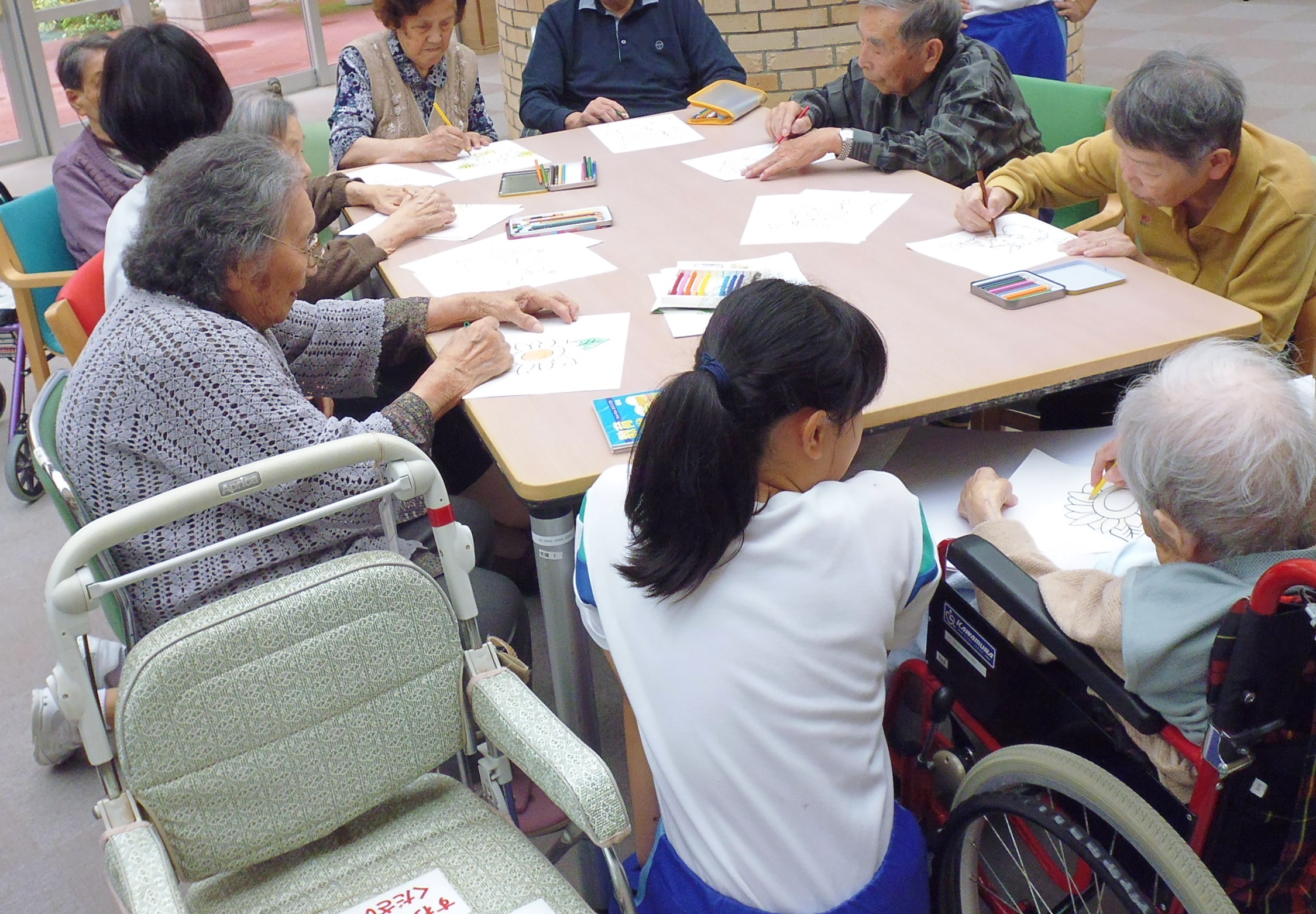 庄川小学校6年生交流会