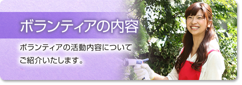 ボランティア内容